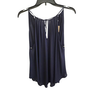 Excellent S blue sheer Lush Tank Top
